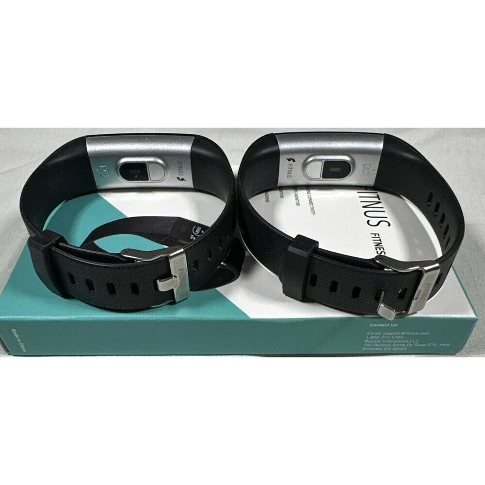 FITNUS Fitness Tracker Set Of 2 | New - Opened Box - Unused | Same Day Shipping